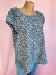 Блуза в цветы с молнией сзади Only Синяя 11205 2XL (50) - изображение 5