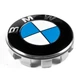 Колпачок-заглушка в центр литых дисков BMW 68 mm E39 E46 E53 E60 E61 E70 E71 E82 E83 E90 E91 F01 F07 F10 F30 голубо-белый - изображение 1