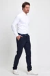 Брюки slim fit Trend Collection 1223 Темно-синий (COL. 1) 30 - изображение 3