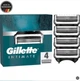 Сменные картриджи для бритья (лезвия кассеты) Gillette Intimate 4 шт. для интимных зон с улучшенными смазывающими полосками - изображение 2