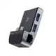 HUB адаптер Baseus Armor Age Type-C Bracket Multifunctional 3USB Type-C RG45 96Вт Grey - изображение 3