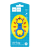 Чехол-брелок для Apple AirTag Hoco Silicone protective keychain shell short style blue - изображение 1