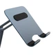 Тримач для телефонів та планшетів Baseus B10431801811-00 Desktop Biaxial Foldable Metal Stand (for Tablets) grey - зображення 3