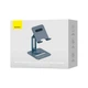 Тримач для телефонів та планшетів Baseus B10431801811-00 Desktop Biaxial Foldable Metal Stand (for Tablets) grey - зображення 7