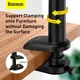 Тримач для телефонів та планшетів Baseus LUZQ000013 Otaku life Rotary adjustment Lazy holder Pro (Applicable for phone / ipad) black - зображення 14