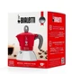 Гейзерная кофеварка Bialetti Moka Induction 2 чашки 100 мл Красный - изображение 2