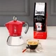 Гейзерная кофеварка Bialetti Moka Induction 4 чашки 150 мл Красный - изображение 4