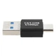 Переходник адаптер USB Type-С 3.1 - USB M/M 10Gbps eXpert Type-4 Black, металл (48641) - изображение 3