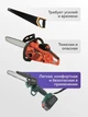 Аккумуляторная мини-цепная пила 2 аккумулятора в комплекте - изображение 9