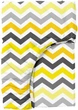 Простынь на резинке детская Cosas 80x160+20 см Yellow Zigzag ранфорс (4822052089088) - изображение 1