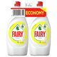 Засіб для миття посуду Fairy Lemon 2 x 900 мл (8001090207722) - зображення 1