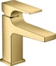 Смеситель для раковины HANSGROHE Metropol 32500990 золото с донным клапаном Push-Open - изображение 1