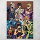 Плакат постер CupKit "Невероятные приключения ДжоДжо / JoJo's Bizarre Adventure" №6 А3 42х29,7 см - изображение 1