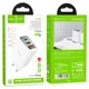 Мережевий ЗП HOCO C100A PD20W+QC3.0 charger with digital White - зображення 3