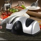 Точилка для ножей электрическая ножеточка PRO Big electric Sharpener Черный с Серебристым - изображение 2