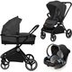 Коляска Lionelo 3 в 1 Mika Grey Graphite (LO-MIKA 3IN1 GREY GRAPHITE) - изображение 1