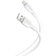 Кабель XO NB212 Lightning - USB 1м (2.1A) Apple Iphone для заряджання та передачі даних White - зображення 1