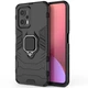 Чохол Fiji Ring для Xiaomi Poco X4 GT броньований бампер із кільцем підставкою чорний - зображення 1