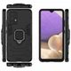 Чохол Fiji Ring для Samsung Galaxy A32 5G (A326) броньований бампер із кільцем підставкою чорний - зображення 3