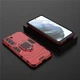 Чехол Fiji Ring для Samsung Galaxy S21 FE (G990) бронированный бампер с кольцом подставкой красный - изображение 2
