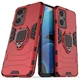 Чохол Fiji Ring для Realme GT Neo 2 броньований бампер з кільцем підставкою червоний - зображення 1