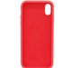 Чехол Fiji Silicone Case для Apple iPhone XR бампер накладка Full Soft Rose Red (без лого) - изображение 2