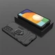 Чехол Fiji Ring для Samsung Galaxy A73 5G (A736) бронированный бампер с кольцом подставкой черный - изображение 4