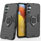 Чохол Fiji Ring для Samsung Galaxy M14 (M146) броньований бампер із кільцем підставкою чорний - зображення 1