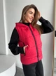 Жилет жіночий з капюшоном K&ML 026 M-L (46-48) Червоний (026-06) - зображення 3