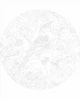 Картина за номерами Кругла з Металізованими фарбами Ø 50 см Create Me Птахи в саду (CMGM-0653К) - зображення 3