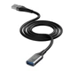 USB Подовжувач XO NB220 3.0 USB to USB data cable 3m Black - зображення 2