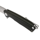 Ніж складний ANV Knives Z100 (Liner lock GRN Plain edge) Black (ANVZ100-047) - изображение 5