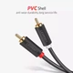 Кабель аудио Ugreen AV104 2RCA to 2RCA 0.5m Черный (50285) - изображение 6