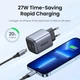 Сетевое зарядное устройство GaN X Nexode 45W UGREEN CD294 2*USB-C Fast Charger Space Gray (90573) - изображение 3