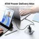 Сетевое зарядное устройство GaN X Nexode 45W UGREEN CD294 2*USB-C Fast Charger Space Gray (90573) - изображение 5
