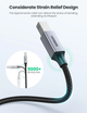 Кабель USB-C to USB type B 2.0 Ugreen US370 Printer Cable Black (80807) - изображение 5