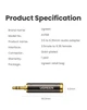 Перехідник 3.5 mm to 6.5 mm Ugreen AV168 HiFi Black (60711) - зображення 9