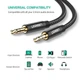 Кабель Audio Ugreen AV112 AUX 3.5 to 3.5 mm 1m Черный (10685) - изображение 3