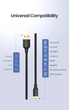 Кабель Mini USB to USB 2.0 UGREEN US132 для зарядки 0.25м Black (10353) - изображение 8