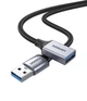 Кабель USB 3.0 Ugreen US115 с нейлоновой оплеткой 5Gbs 2m Black (10497) - изображение 1