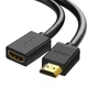 Кабель подовжувач Ugreen HD107 HDMI 2.0 4K 60Hz 0.5m black (10140) - зображення 1
