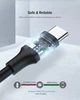Кабель USB Type-C to USB 3A Ugreen US287 18W 0.25m Black (60114) - изображение 7