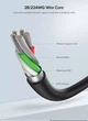 Кабель USB Type-C to USB 3A Ugreen US287 18W 0.25m Black (60114) - изображение 9