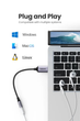 Внешняя звуковая карта USB Ugreen CM477 USB to 3.5mm Black (30757) - изображение 9