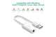 Зовнішня звуковая карта UGREEN US206 USB AUX USB to 3.5mm mini Jack White (30712) - зображення 9