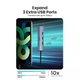 Концентратор Ugreen CM475 Ethernet-адаптер Type-C to RJ45 Grey (60600) - зображення 5