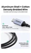Концентратор Ugreen CM475 Ethernet-адаптер Type-C to RJ45 Grey (60600) - зображення 8