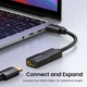 З'єднувач HDMI Ugreen HD112 HDMI2.0 4K@60Hz; 3D Black (20107) - зображення 3