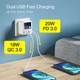 Зарядное устройство 40W Asometech WLX-A9T+ USB QC3.0, PD Type-C, 4 порта White - изображение 4