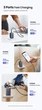 Быстрое зарядное устройство Ugreen CD244 65W для ноутбука PD iPhone 14 13 12 Pro Max 3 порта QС4.0 Black (10335) - изображение 10
